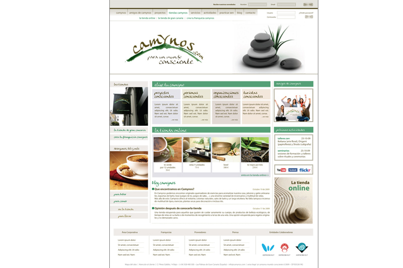 Camynos web