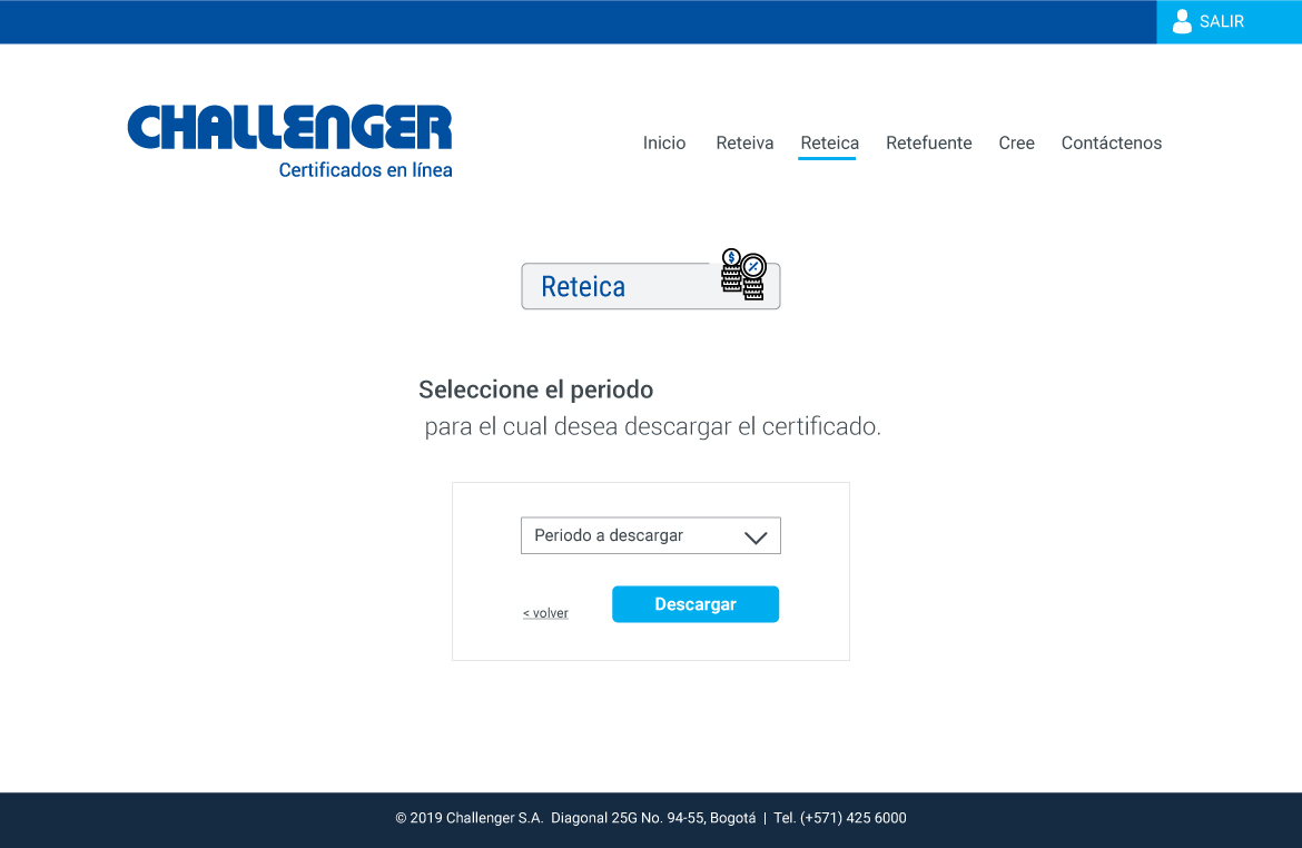 Challenger app certificados
