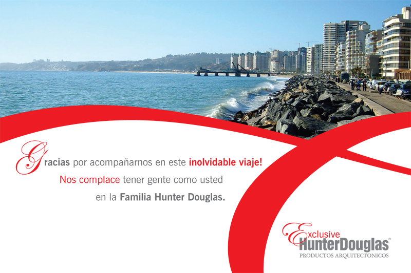 hunter douglas evento exclusive