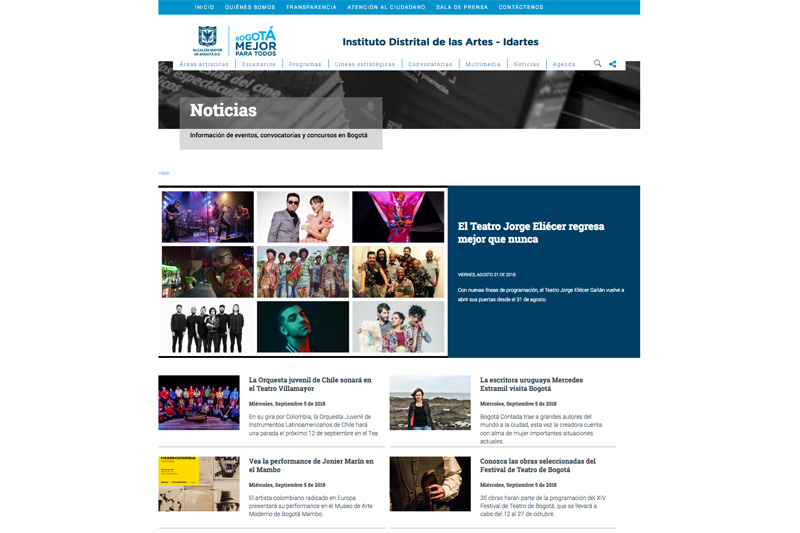 idartes web