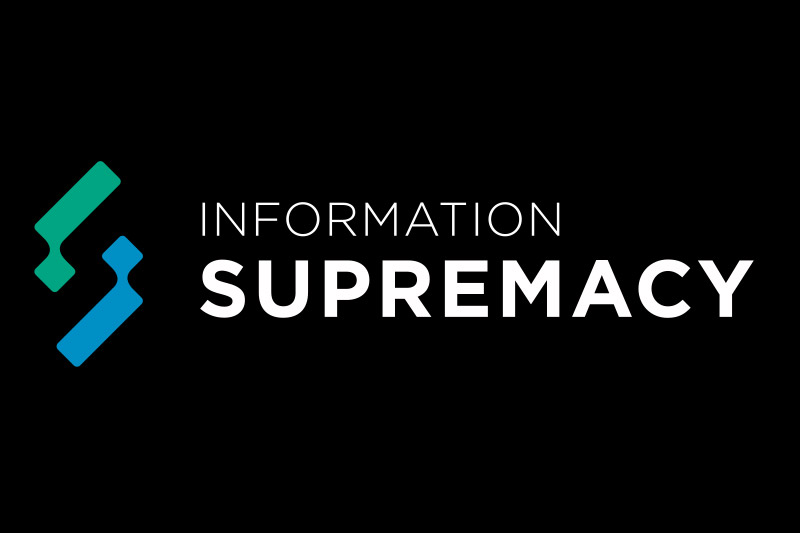 information supremacy logo invertido horizontal