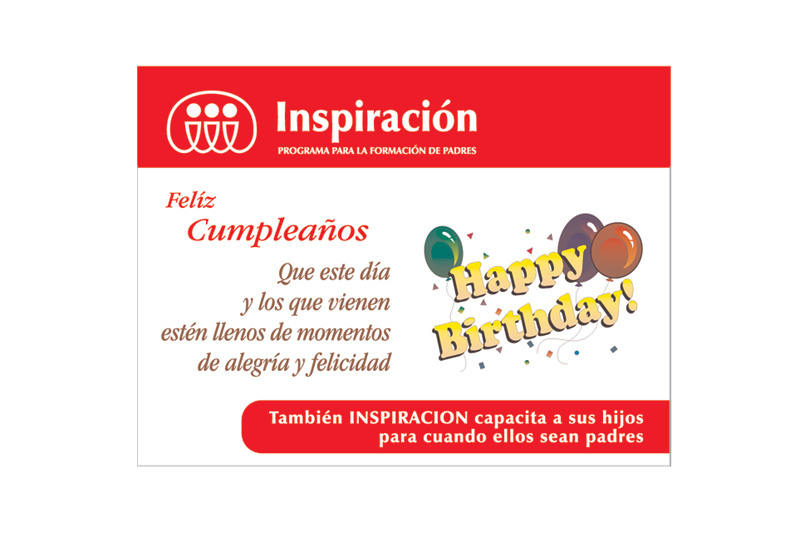 inspiración tarjeta de cumpleaños