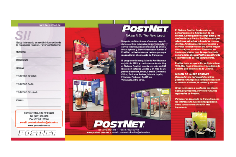 postnet brochure interior