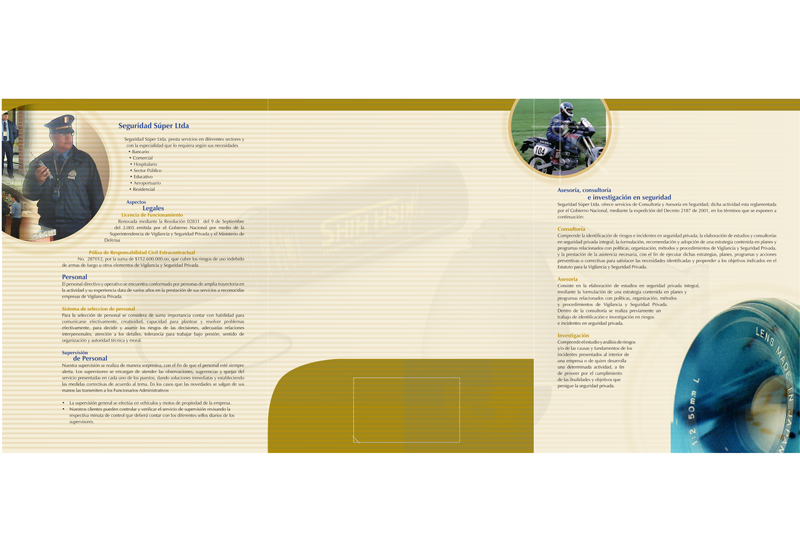 Seguridad super brochure interior