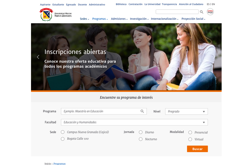 universidad militar web