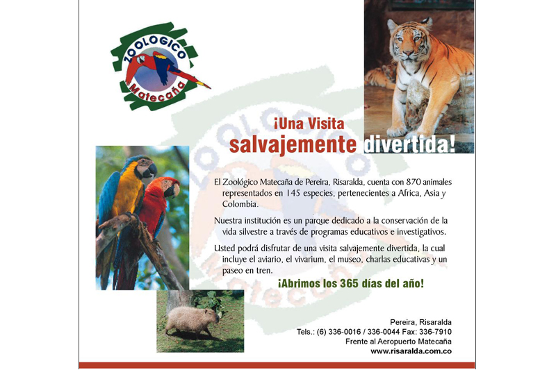 zoologico matecaña aviso