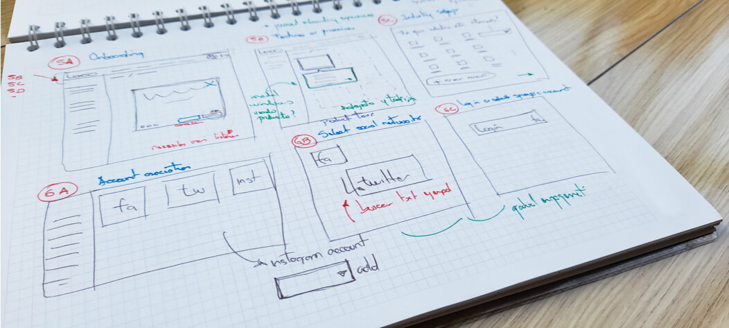 gearlytics wireframe baja fidelidad