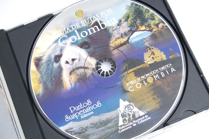 guía de rutas por colombia cd