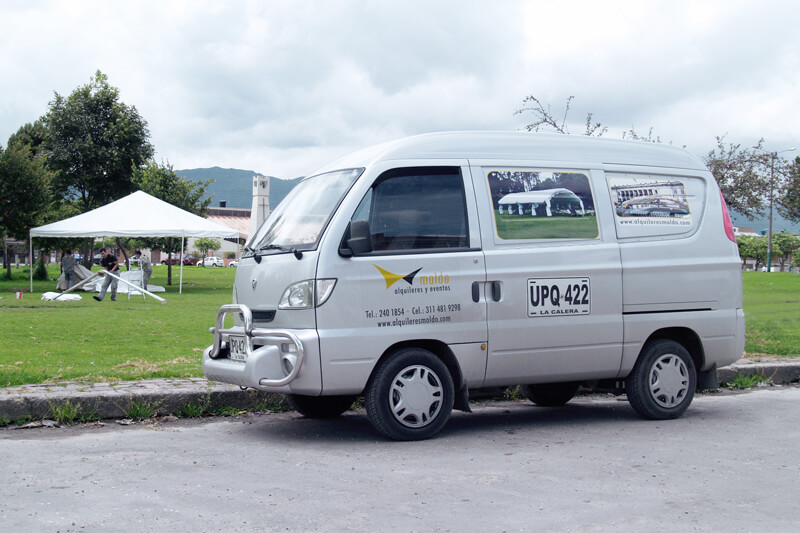 alquileres moldo van transporte